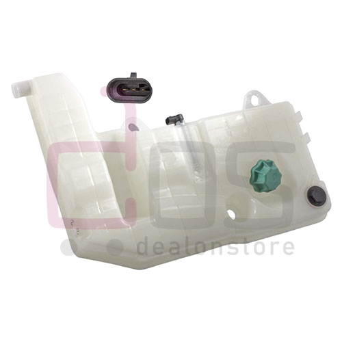 IVECO Radiator Expansion Tank 41215631. Brand: RMG, Suitable for 0098468338,500190338,721603,45459. Type: Aftermarket, Weight 3.940 Kg.