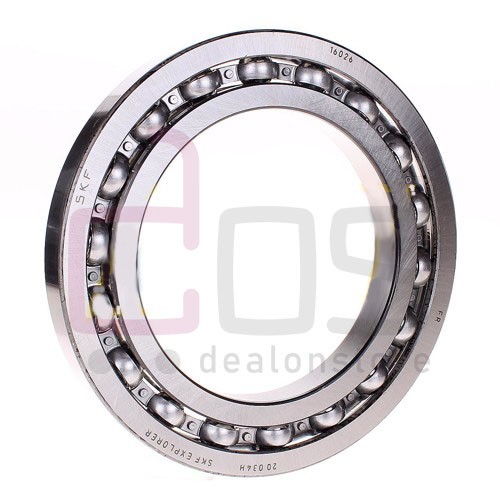 SKF Deep Groove Ball Bearing 16026. Part Number 16026. Brand SKF. Dimension 130x200x22 mm. OEM/Aftermarket - OEM. Weight 2.317 Kg.