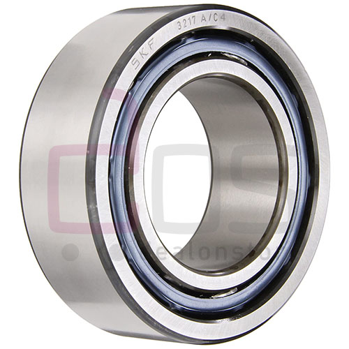 Angular Contact Ball Bearing Double Row 3217AC4.Part Number 3217AC4,3217A-C4,3217A/C4. Brand SKF. Dimension 85x150x49.20 mm. Weight 3.320 Kg.