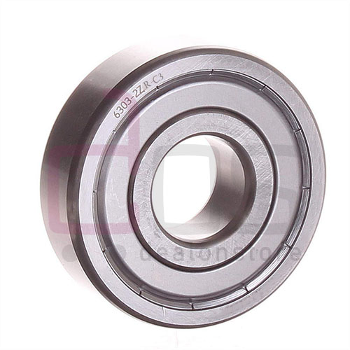 Deep Groove Ball Bearing 63032ZRC3. Part Number 63032ZRC3. Also known as 6303-2ZR-C3. Brand FAG. Dimension 17x47x14 mm. Weight 0.116 Kg.