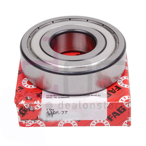 Deep Groove Ball Bearing 63062ZRC3.Part Number 63062ZRC3.Also known as 6306-2ZR-C3. Brand FAG. Dimension 30x72x19 mm. Weight 0.350 Kg.