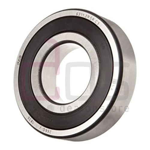 Deep Groove Ball Bearing 63112RSRC3. Part Number 63112RSRC3, 6311-2RSR-C3, 0167237320030. Brand FAG. Dimension 55x120x29 mm. Weight 1.380 Kg.