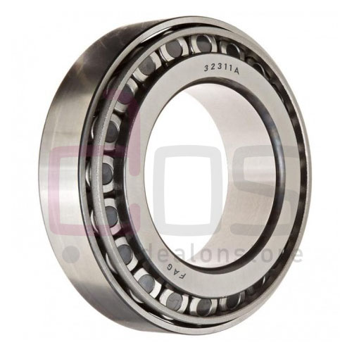 Tapered Roller Bearing 32311A.  Brand FAG. Dimension 55x120x45.50 mm, OEM/Aftermarket - OEM. Also known as 32311-A. Weight 2.385 Kg.