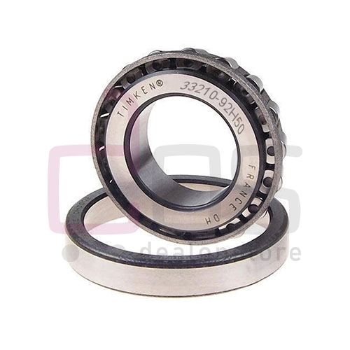 Timken 33210 Tapered Roller Bearing. Part Number 33210A, Brand Timken, Size 50x90x32 mm. Also known as 33210-92H50. Weight 0.850 Kg.