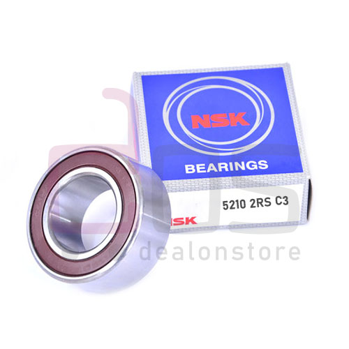 Deep Groove Ball Bearing 52102RSC3. Part Number 52102RSC3. Also known as 5210-2RS-C3. Brand NSK. Dimension 50x90x30.20 mm. Weight 0.673 Kg.