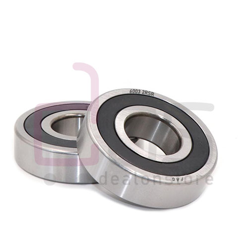 Deep Groove Ball Bearing 60032RSR. Part Number 60032RSR. Also known as 6003-2RSR. Brand FAG. Dimension 17x35x10 mm. Weight 0.039 Kg.