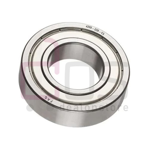 Deep Groove Ball Bearing 62052ZRC3. Part Number 62052ZRC3. Also known as 6205-2ZR-C3. Brand FAG. Dimension 25x52x13 mm. Weight 0.130 Kg.