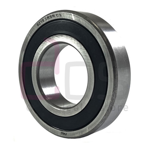 Deep Groove Ball Bearing 62182RSRC3. Part Number 6218-2RSR-C3, 0167215190030. Brand FAG. Dimension 90x160x30 mm. Weight 2.150 Kg.