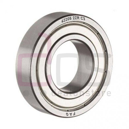 Deep Groove Ball Bearing 622052ZRC3. Part Number 622052ZRC3. Also known as 62205-2ZR-C3. Brand FAG. Dimension 25x52x18 mm. Weight 0.145 Kg.