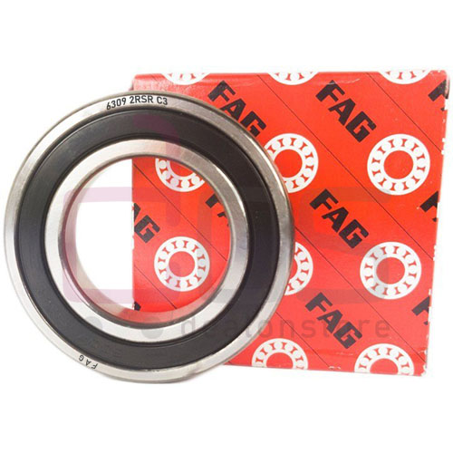 FAG 63092RSRC3 Deep Groove Ball Bearing. Also known as 6309-2RSR-C3. Brand FAG. Dimension 45x100x25 mm. Weight 0.860 Kg.