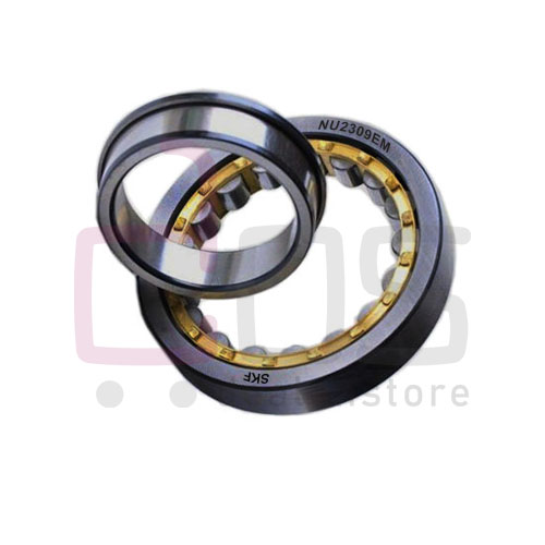 Cylindrical Roller Bearing NU2309EM. Part Number NU2309EM, NU2309-E-M, NU2309-E-XL-M1. Brand SKF. Dimension 45x100x36 mm. Weight 1.430 Kg.