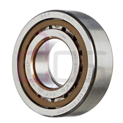 Cylindrical Roller Bearing NUP310ECP. Part Number NUP310ECP, Brand SKF, Dimension 50x110x27 mm. Also known as NUP310-ECP. Weight 1.170 Kg.