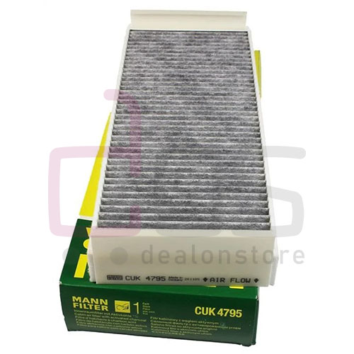 MAN Interior Air Filter CUK4795. Suitable for 81619100019,81619100030,81619100033, 81619100040. Brand- MANN FILTER. Weight 0.543 Kg.