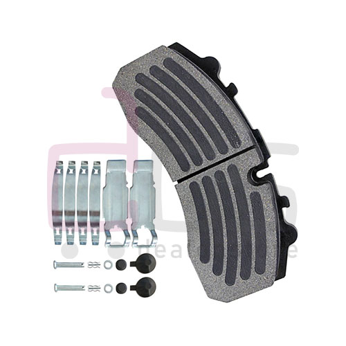 Mercedes Benz Original Brake Pad Set 0044206020.Mercedes Benz 0024204920,0004214310,MAN 81508205057,Iveco 001906439,Scania 1890861.Weight: 11.750 Kg.