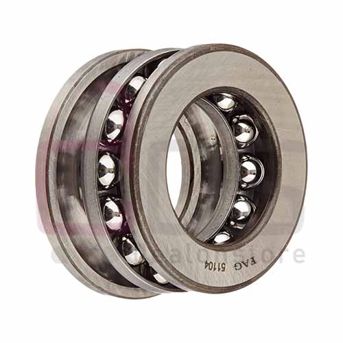 FAG Axial Deep Groove Ball Bearing 51104. Part Number 511 04. Brand: FAG. Dimension: 20x35x10 mm. Also known as 0167146600000. Weight 0.040 Kg.