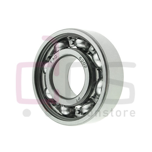 FAG Deep Groove Ball Bearing 6202. Part Number 6202-C.Also known as 6202C. Brand FAG. Dimension 15x35x11 mm. OEM/Aftermarket - OEM. Weight 0.044 Kg.